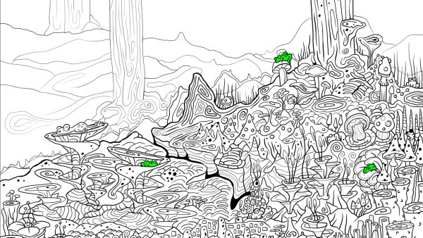 100 Hidden Frogs
